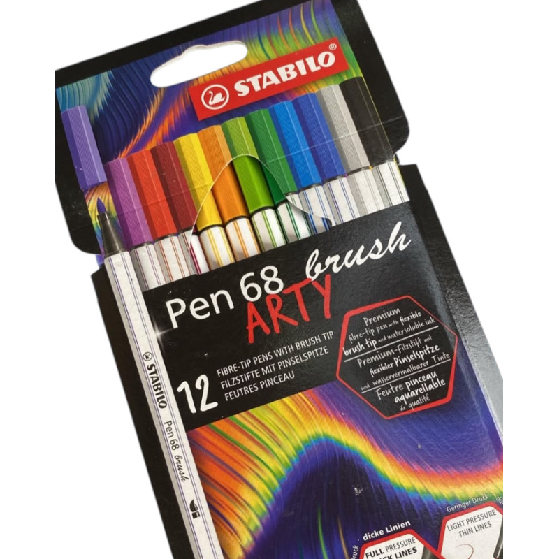Set Stabilo PeN 68 Brush Arty